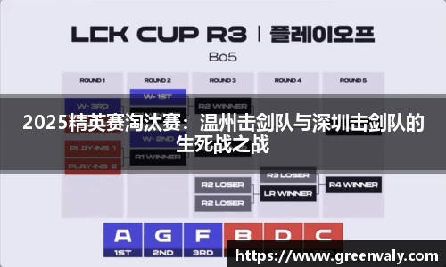 2025精英赛淘汰赛：温州击剑队与深圳击剑队的生死战之战